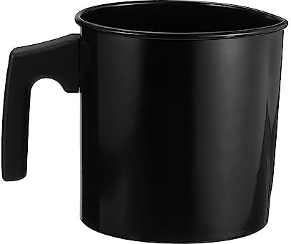 SHINEOFI DIY Candle Making Pot 1.2l Black Alloy with Pour Spout