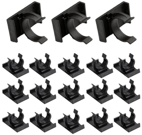 LEEQ 20pcs Küchen Sockelleisten Clips Robuste Küchen Kickboard Sockelklammern Kickboard-Halterungen für Küchenschränke für 27 mm Durchmesser