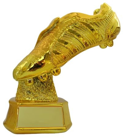 YYDSTES Fußballspiel Besten Schützen Auszeichnungen Trophäe League Goldene Stiefel Trophäen Fans Büro Heimdekoration Collection Display Ornamente Geburtstagsgeschenke