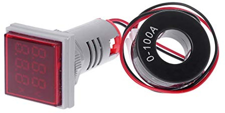 Voltmetro Amperometro 0-100A 60-500V Display Misuratore Display LED Voltmetro LED Tester digitale Rilevatore di Corrente