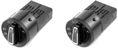 HASGTFM Interruttore Automatico fari 12V modulo sensore Interruttore di Controllo della Lampada Frontale for Auto Adatto for VW Golf 2004-2013 MK5 MK6 Accessori Auto(14Pin 2pcs)