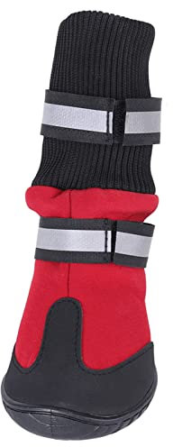 AKLOSIPY 4 Stück Hundeschuhe – I-Slip- für Große Hunde – XL – Haustierstiefel Zum Wandern, Outdoor-Aktivitäten – Hundestiefel und Haustierschuhe (L)