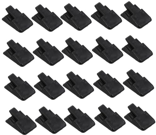 Homoyoyo 35piezas Soporte Exhibición Joyas Anillos Plástico Negro Resistente Ligero Para Tiendas y Boutiques