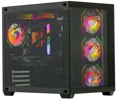 Veno Scorp Gaming PC AMD Ryzen 5 4500 Processor RTX 3050 6GB Graphics Card - 16GB 3200MHz Ram - 512GB NVMe SSD - 550W PSU - Windows 11 - WiFi - Nemesis Black