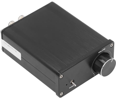 Digital Power Amplifier Class D Dual Channel HIFI Audio Power Amp 100W X 2 High Efficiency Aluminum Alloy for Home Theater Studio DJ Equipment
