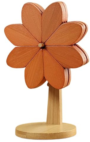 Minhaxue Sottopentola per piatti caldi, sottobicchieri resistenti al calore, sottopentola decorativi in legno per piatti caldi, per decorare la casa, il tavolo, la scrivania, il bancone, l'ufficio