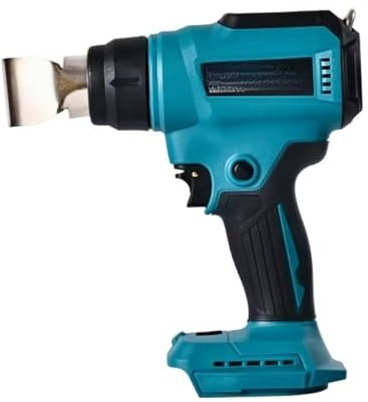 1 pcs 18V Herramienta de embalaje contracción pistola aire caliente inalámbrica secador soldadura ventilador correa LED pantalla sin batería