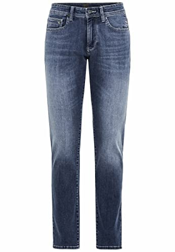 camel active Madison-jeans för män, slim fit, Ljusblå (mellanblå), 40W x 34L