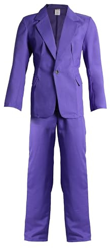 I LOVE FANCY DRESS Costume Homme Rieur - Petit - Costume Violet avec Gilet et Cravate