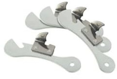 Fackelmann FM Professional 21403 - Abrelatas manuales, caja de acero inoxidable, plata, 9,5 cm x 3 cm