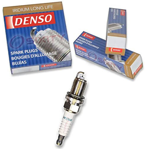 Denso FK16R-A8 Iridium langlebige Zündkerzen 3485-4 Stück | Ersetzt 90919-01265 Iridiumzentrum in Erstausrüsterqualität für werksspezifische Effizienz und 80.000-100.000 Meilen