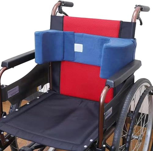 CUSMA Support Latéral pour Fauteuil Roulant avec Panneaux Latéraux Réglables, Coussinets Latéraux De Fixation pour Stabilisateur De Fauteuil Roulant, Cale Latérale en Mousse pour Personnes Âgées