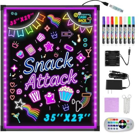 Hosim Large LED Message Writing Board 35x27