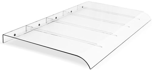 Window Awning Front Door Canopy Clear Polycarbonate Awnings Roof Canopies For Porch Patio Rain Snow Shelter Cover Width 20 36 43 55 67''(40cmx90cm)