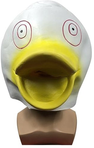 MOHDHAF-Hworks Cosplay Kostüm Maske Hund Kopfbedeckung Tiermaske Maskerade Party Spoof Grüner Fisch Latex Kopfbedeckung Halloween Party Requisiten