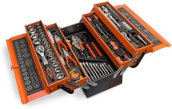 OISE ART STORE Trade Shop - Cassetta Attrezzi Valigetta Porta Utensili 85 Pezzi Completa Professional Tools -
