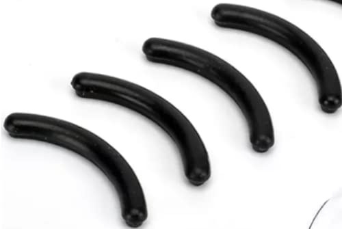EWANTO 5x Wimpernzange Ersatzgummis 4er Ersatzpads Ersatz Silikon Gummi Schwarz