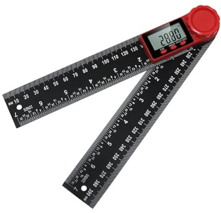Digital Winkelfinder – Digitaler Neigungsmesser Winkelmessgerät Protraktor | Messgerät für LCD-Anzeigewinkel | Ergonomischer Griff, Anti-Dämpfer-Design, Fornitur
