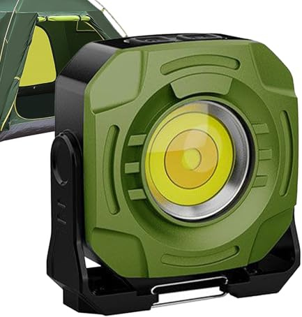 Luz de Trabajo Magnética - Iluminación Portátil Recargable 2400 Lúmenes Resistente al Agua con Rotación 360 Grados | Iluminación Para Camping Pesca Taller Garaje Pintura Construcción Soldadura