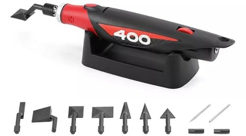 D400 AC 100-240V Ergonomic Pen Sander Set Multi-Angle Fine Grinding Sanding Machine, Multi-Purpose Power Tool for Sanding, Polishing, Finishing, DIY Crafts