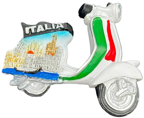 Kühlschrankmagnet, Motiv: Rom, Italien, Reise-Souvenir, Kunstharz, italienischer Scooter-Stil, Heimdekoration, klassisches Wahrzeichen, Handwerk
