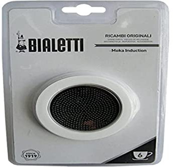BIALETTI Filtre 6 Tasses +3 Joints Moka Induction