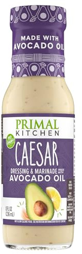 Primal Kitchen Caesar Salad Dressing & Marinade made with Avocado Oil, Whole30 Approved, Paleo Friendly, and Keto Certified, 8 Fluid Ounces