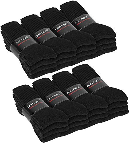 normani 8, 16, 24 oder 32 Paar Sport- und Freizeitsocken für jeden Tag. Klassische Tennissocken