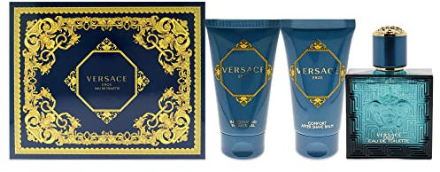 Eros Gift Set EDT 50ml + Shower Gel + Balm