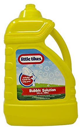 LittleTikes Bubble Solution for Bubble Machines - Wand/Bubble Mixture for Kids/Children to Blow Giant Bubble Balloons and Play Outdoor/Garden Games (64 fl. oz/1818ml)