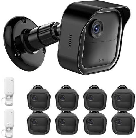 Blink Outdoor-Kamera-Überwachungshalterung, wetterfestes Schutzgehäuse und um 360 Grad verstellbare Halterung für Blink Outdoor-Kamera, 4. und 3. Generation, Schwarz (Blink-Kamera ist Nicht im | 360° verstellbarer Winkel, wetterfestes Schutzgehäuse, kompatibel mit Blink Outdoor 4/Outdoor 2K+/3rd Gen Kamerasystem