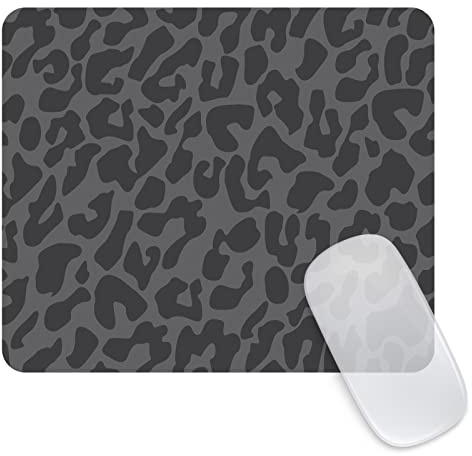 Ksriylm Mauspad,Quadratisches Niedliches Schwarzer Panther Mouse Pad,für Büro und Zuhause,Mousepad mit Motiv,wasserdichtes Mousepad,rutschfeste Gummiunterseite,Computer-Mauspads für kabellose Maus