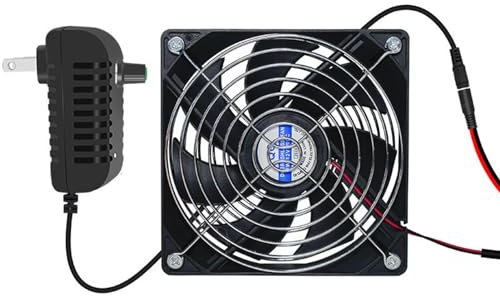 Ventilatore di scarico per finestre, ventilatore, ventilazione di raffreddamento per interni con doppia protezione in rete, dispositivo di ventilazione silenzioso per polli, capannoni, case e serre