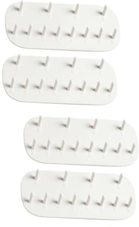 BUGUUYO 4stücke Teiliges Schmuckorganizer Wandhalter Für Ohrringe Und Halsketten Selbstklebend Elegantes Design Für Aufbewahrung Von Schmuck Und Kleinen Gegenständen