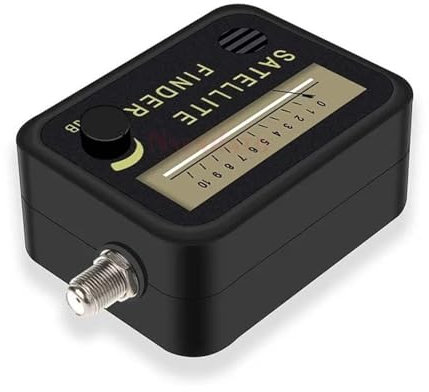 Buscador de satélites Digitales Buscador de satélite Medidor de señal de alineación Receptor Amplificador de señal Digital Buscador de satélite para Ajustar la Antena parabólica de TV vía satéli(Only
