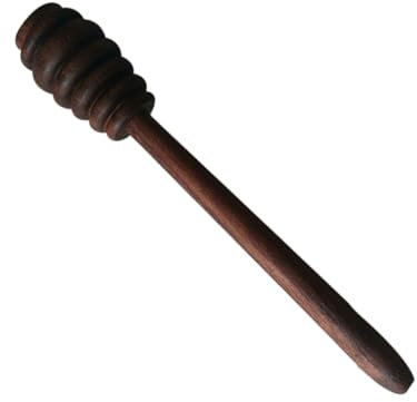 NAMOARLY Wood Honey Dipper Stick and Honey Stirrer Wand Black Walnut for Kitchen Use