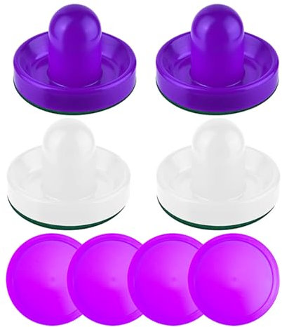 MISUVRSE Air Hockey Pusher Und Air Hockey Pucks Austausch Für Spieltische Great Tor Paddel Ersatzspielzeugset