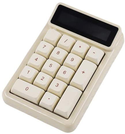 LLHCF Teclado numérico mecánico para computadora con función de calculadora, 17 teclas y almohadilla numérica de características