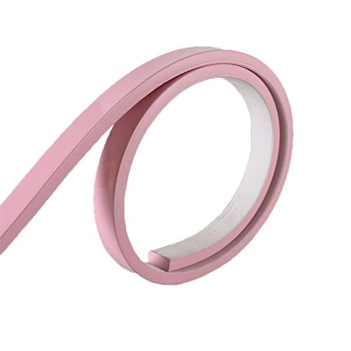Moulures murales Bande de calfeutrage flexible de 5 m for moulures murales, décoration d'angle de mur, plafond, bordure de carrelage, plinthe, sol stratifié, baguette de bordure de sol - Décoller et c