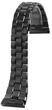 XTVKFWJAB Edelstahl-Uhrenkette, kompatibel mit Seven Friday Uhrenarmband V3 Q1 M2/Q201/02/03 P1, Herren-Armband, 28 mm, Zubehör, Uhrenarmband(Black)