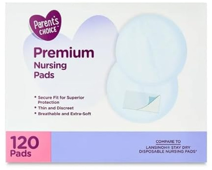 Premium Nursing Pads 120ct (Pack of 1), White