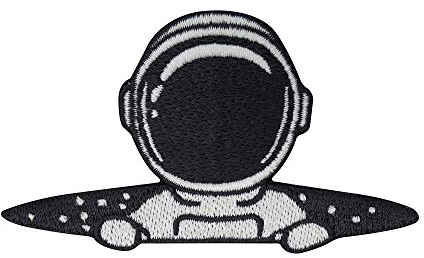 Finally Home Astronaut aus dem All Patch zum Aufbügeln | Weltraum Alien Patches, Bügelflicken, Flicken, Aufnäher