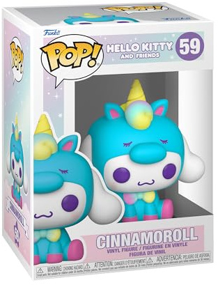 Funko POP! Sanrio: Hello Kitty and Friends - Cinnamoroll - Unicorn Party | Offizielles Anime Merch - Vinyl Sammelfigur als Regal Deko - Geschenkidee zum Geburtstag für Fans und Sammler