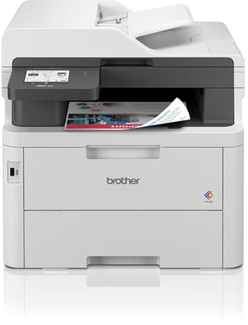 Brother MFC-L3760CDW All-in-one Colour Wireless LED Printer |Print, copy, scan & fax |USB 2.0| A4|UK Plug