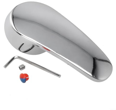 Faucet Tap Handle, Faucet Tap Single Lever Handle Spare Replacement Part for Kitchen Bathroom Tub and Shower, Zinc Alloy Single Lever Mixer Tap Handle