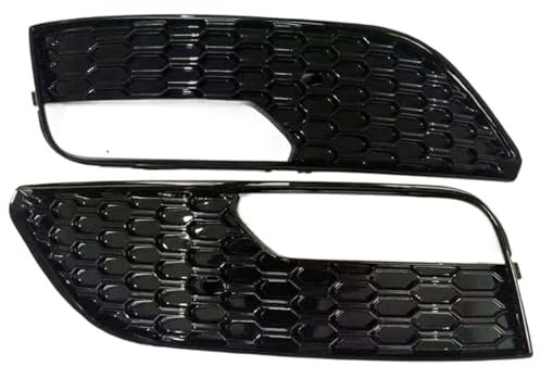 ZWBC Frontstoßstange Nebelscheinwerfer Abdeckung Unteres Gitter Gitter Set für Audi A3 Standard 2014-2016 Hatchback,nebelscheinwerfer Gitter nebelscheinwerfergitter,normal-B-Right