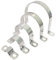 SHUNCHG 10 piezas Abrazaderas Metalicas para Tubos,32mm Mordazas para Tuberías Abrazaderas Fijas para Tubos, Abrazaderas en U de Acero Inoxidable Abrazadera Tubo