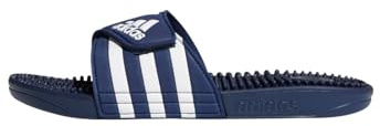 adidas Unisex Adissage Slides, Dark Blue/Cloud White/Dark Blue, 12 UK