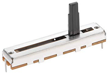 1 Stück Fader Variable Widerstände Mischpult 45 mm gerade Slide Potentiometer B100 K Ohm Linear Potentiometer für Skala Tuning