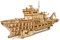 Wood Trick Yacht Mechanische 3D-Holzpuzzle für Erwachsene und Kinder zum Bauen - Fährt bis zu 8 ft - Modellbaukästen für Erwachsene - DIY-Holzmodelle für Erwachsene zum Bauen